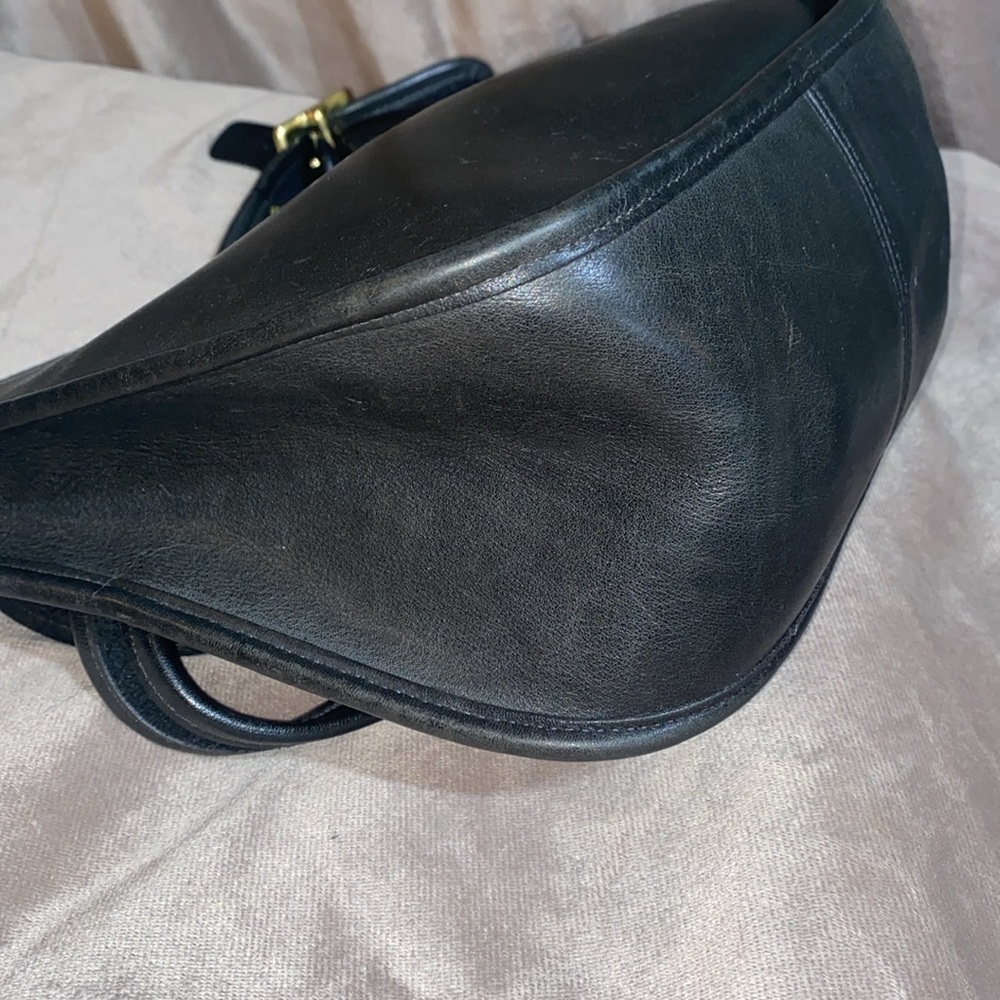 Coach Janice 9950 Black Leather Shoulder Bag - Picture 5 of 13